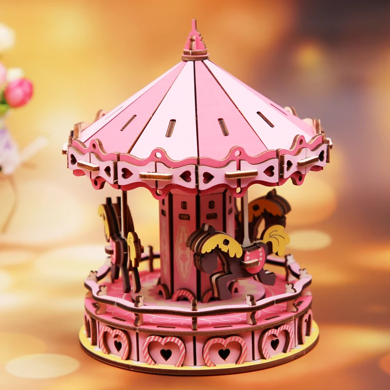 

Cutting DIY 3D Wooden Puzzle Game Ornament for Children Kids Model Building Kits Toy Wood Craft Home Decoration ZL579