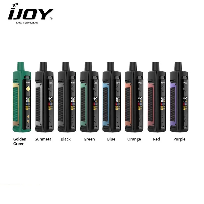 В наличии оригинальный IJOY Jupiter 70W Pod Kit 0 6 0.2ohm сетка катушки RBA 5 мл Owered 18650 батарея Vapor