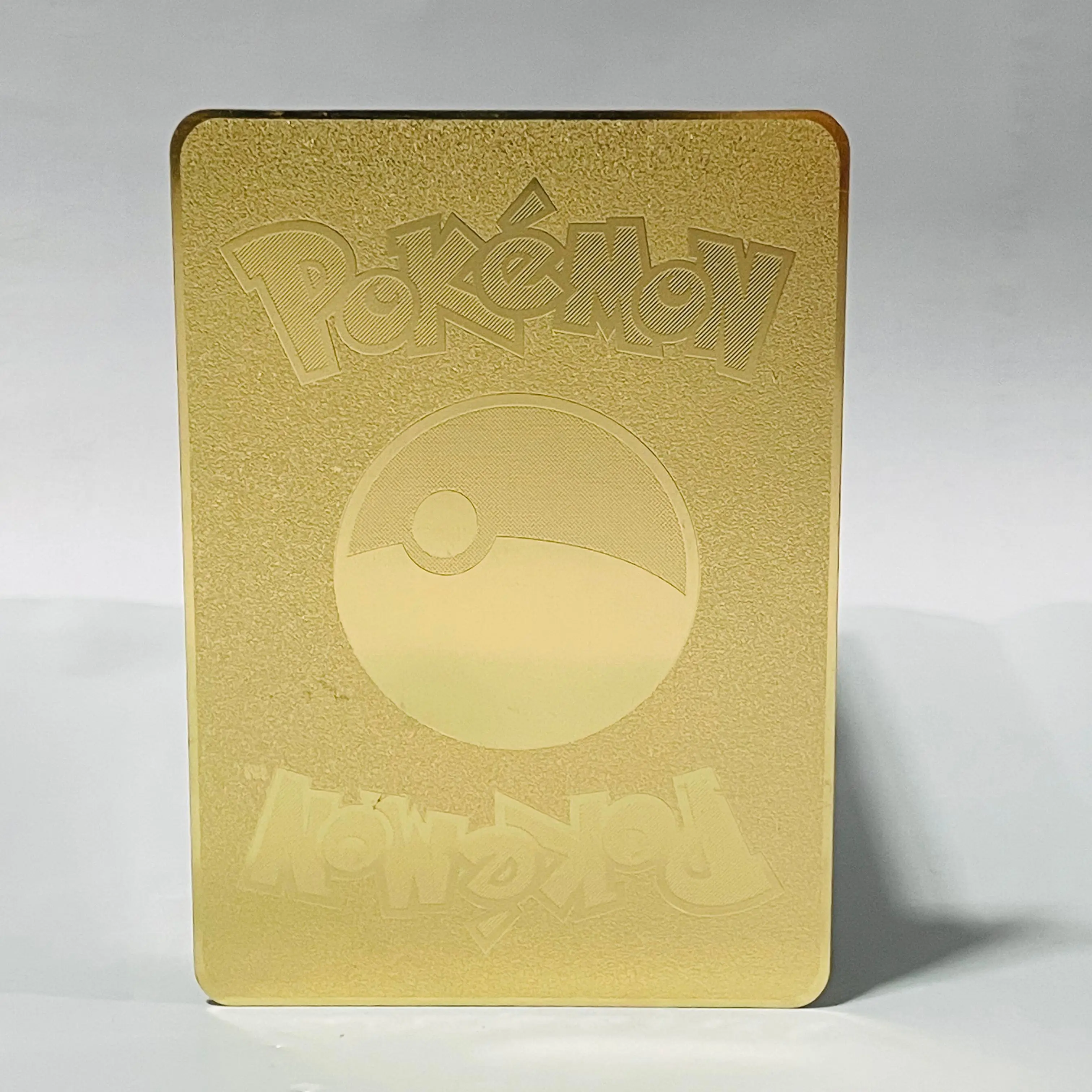 

The Latest Pokemon PV French Shiny Gold Fire Breathing Dragon Metal Card Game Tag Team Battle A La Carte Series Christmas Gifts