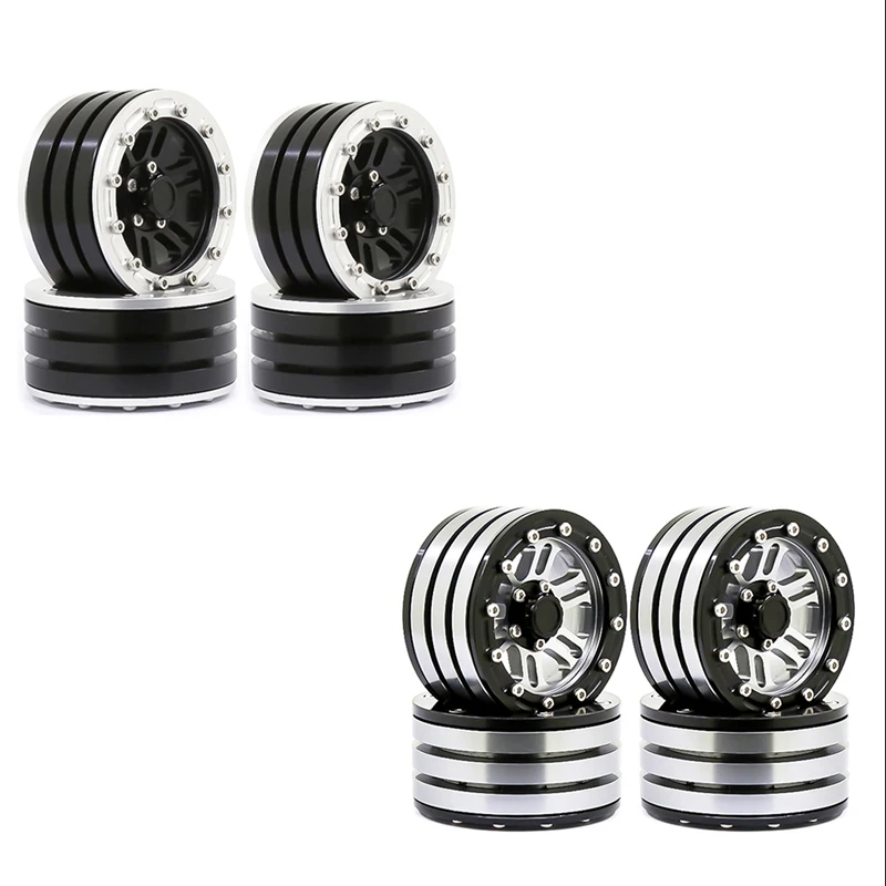 

4 шт. металлические колесные диски 1,9 Beadlock для 1/10 RC Crawler Axial SCX10 SCX10 II 90046 AXI03007 Traxxas TRX4 RC4WD D90