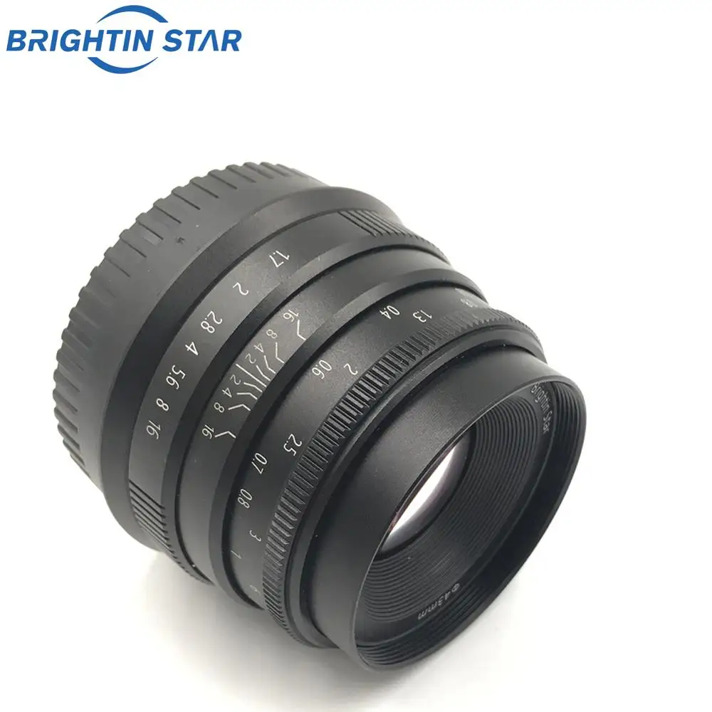Объектив для камеры Brightin star 35 мм F1.7 Большая диафрагма беззеркальная Sony E mount camera