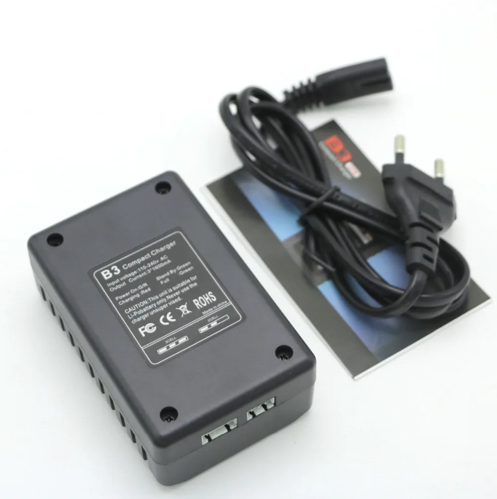 1 шт. компактный портативный аккумулятор IMAX B3 20 Вт 6a для 2s 3s RC LiPo AEG Airsoft Hobby Прямая