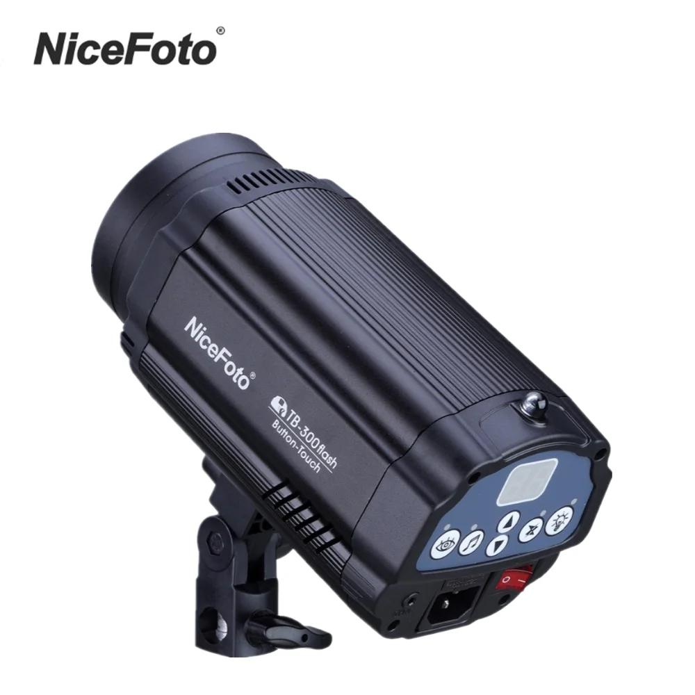 

Nicefoto TOUCHBeauty TB-300 300Ws GN64 фотографии мини-студийный стробоскоп фотовспышка лампа освещения светильник 250w с временем перезапуска 0,5-1.5s студийна...