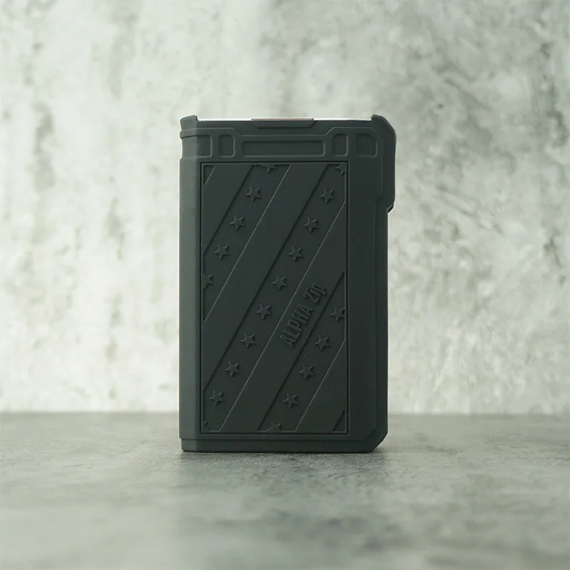 Текстурированная Кожа для VOOPOO ALPHA, комплект на молнии, мод, щит, вейп, силиконовый чехол, обёрточная бумага, рукав, наклейка, оболочка, гель для VOOPOO ALPHA, на молнии, мод