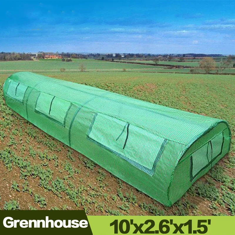 Туннельная теплица уличная прочная изоляция для растений защита от вредителей