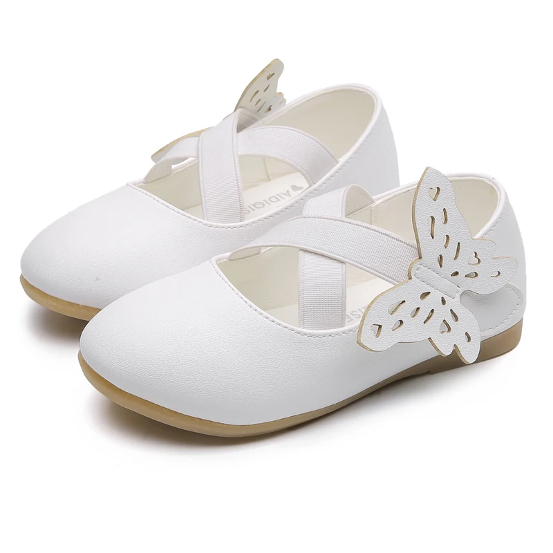 

Детские кожаные туфли для девочек, детские танцевальные туфли, обувь для маленьких принцесс, украшение бабочки SO001 SO002 SO004