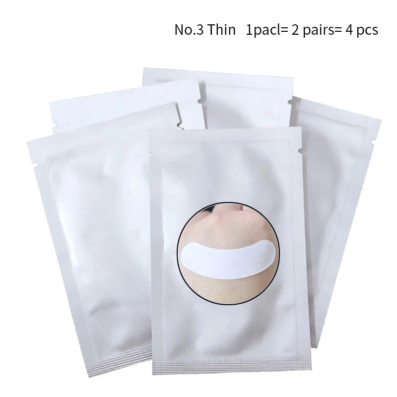 Тонкие типы накладок для ресниц № 3 накладки под глаза 25/50/100/200/500 силиконовый