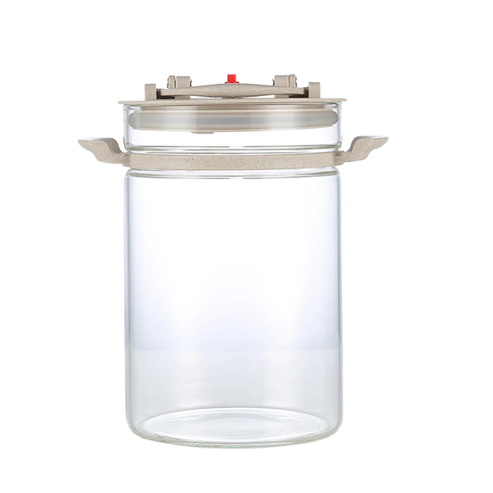 

Wine Glass Bottle Kimchi Jar Brewer Household Multi-Purpose Sealed Jar High Temperature Resistant Glass Jar