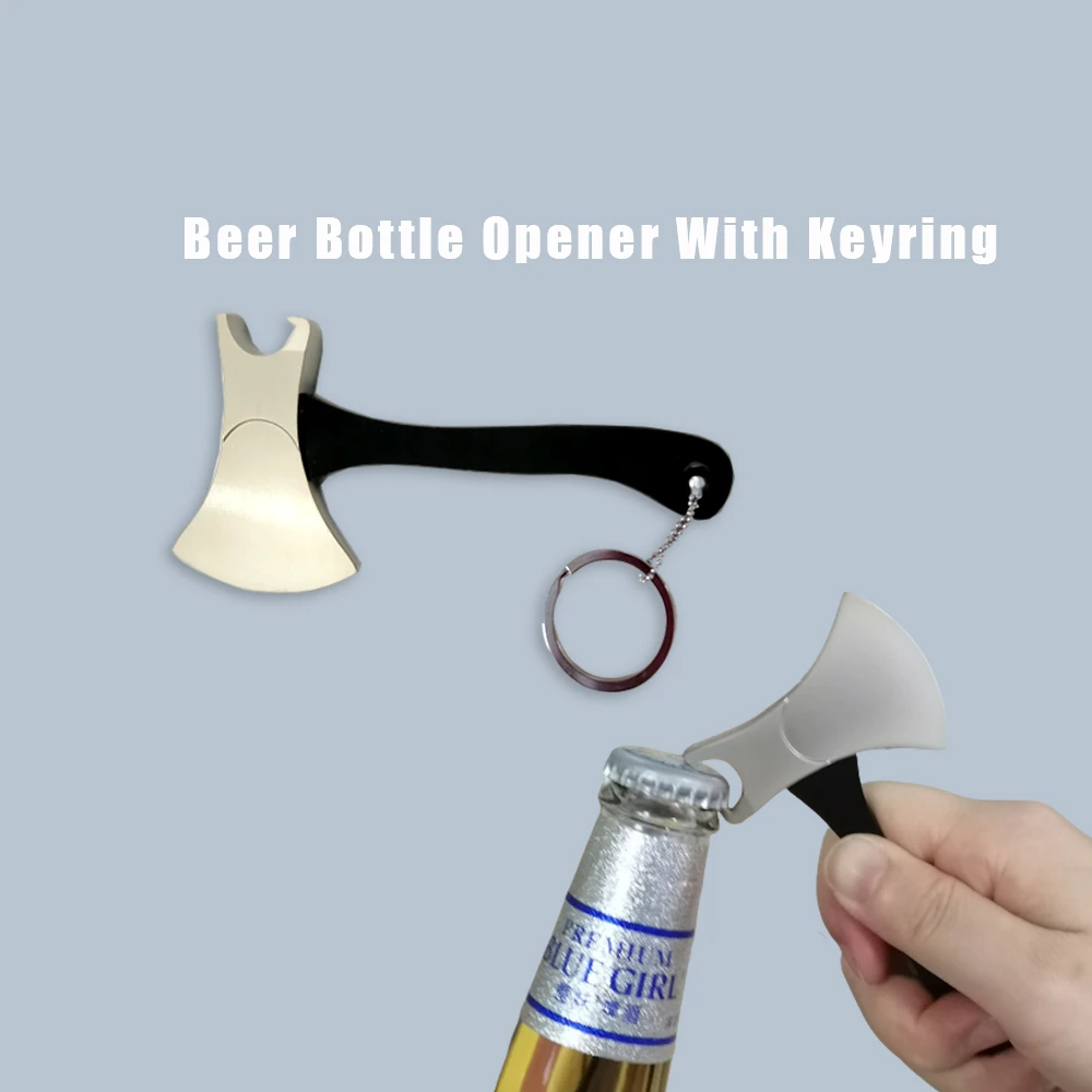 

Vintage Hatchet Shape Beer Bottle Opener Keychain Ax Antique Zinc Alloy Bar Beer Wine Glass Bottle Cap Opener Kitchen Bar Tools