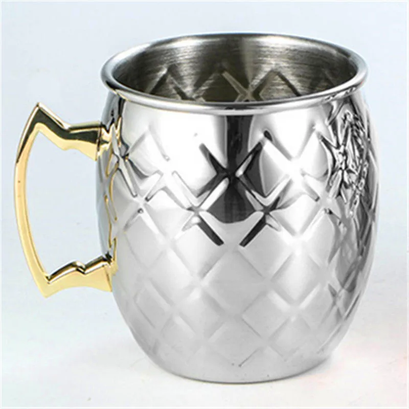 5 Цвета 530 мл 18 унций молотком Медь с латунным покрытием вечерние кружка для