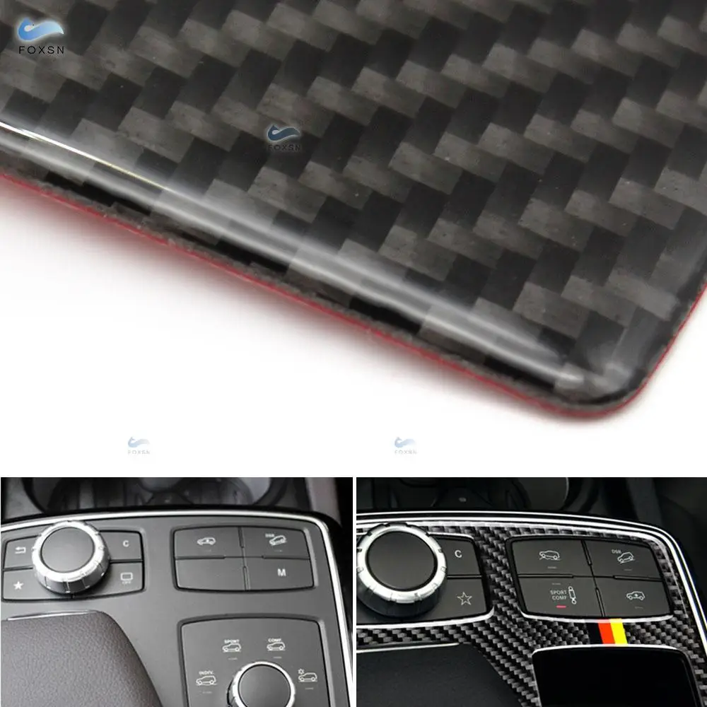 Для Mercedes Benz GLE GLS M Class only LHD подлокотник из углеродного волокна с центральным