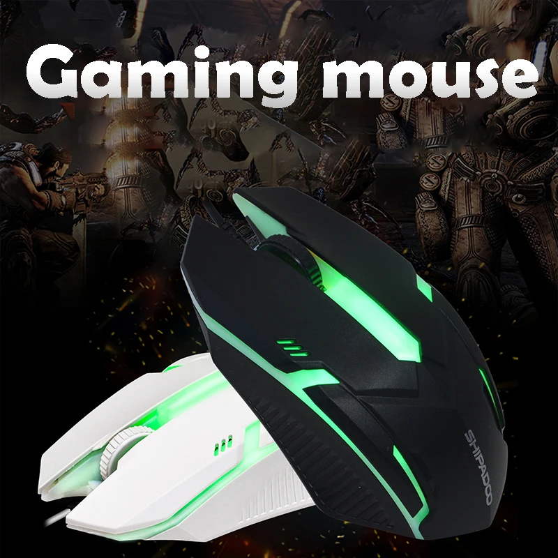 

Gaming Mouse Olamax Mouse Computer Mute Mouse LED Light Gaming Mouse 1200 Dpi Usb Rainbow Suitable for PC Laptop ergonomic mouse