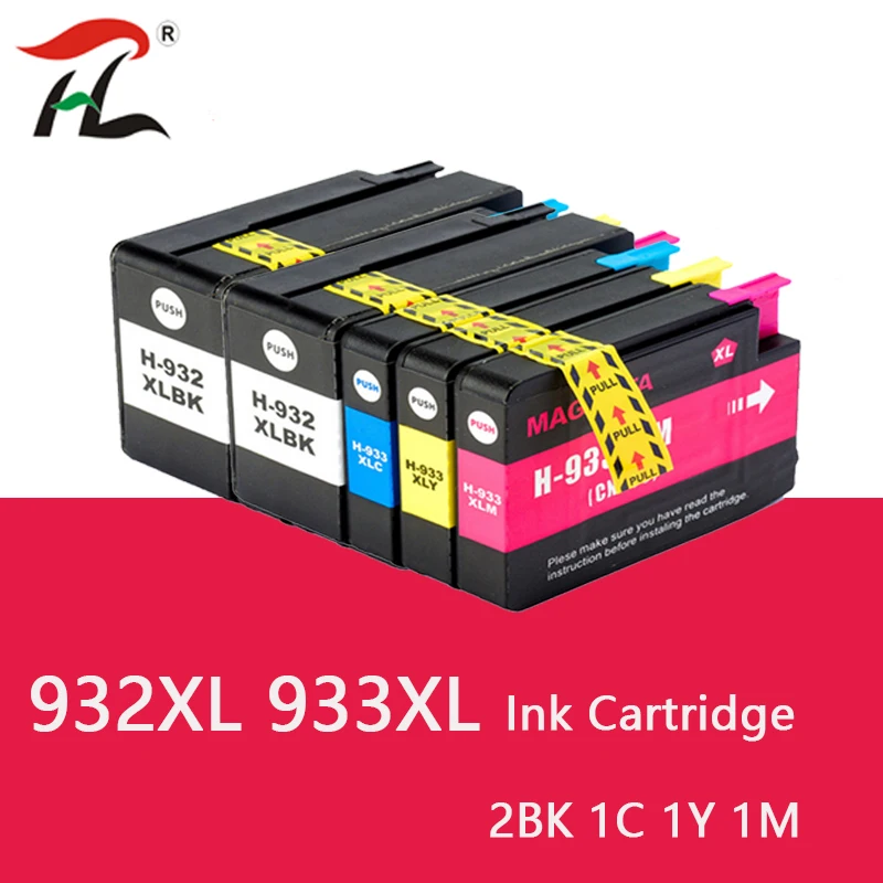 

4PK 932XL 933XL чернильный картридж для HP 932XL HP 933XL HP 932XL 932 933 для принтера hp Office jet 6100 6600 6700 7110 7610 7612