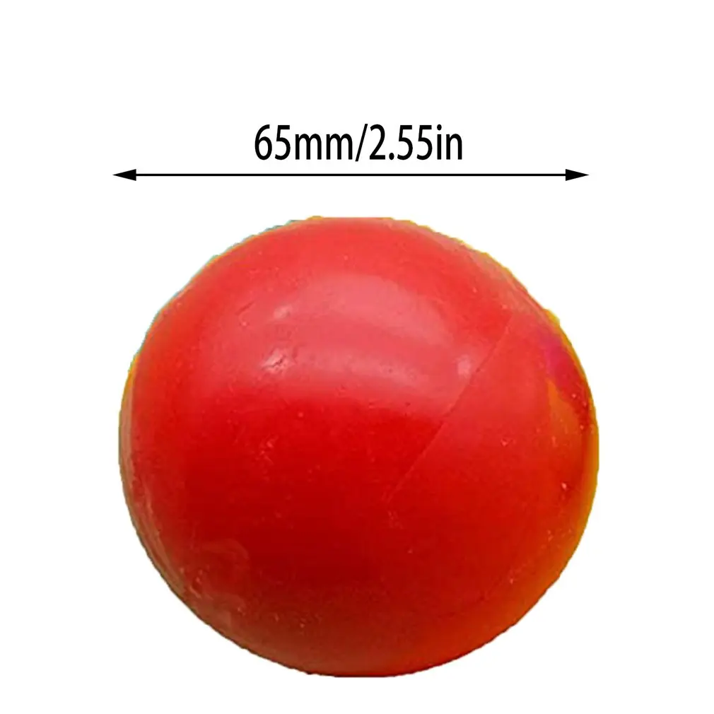 

1pcs Sticky Wall Ball Suction Wall Decompression Ball Toy Fluorescent Sticky Target Ball Vent Ball Random Color
