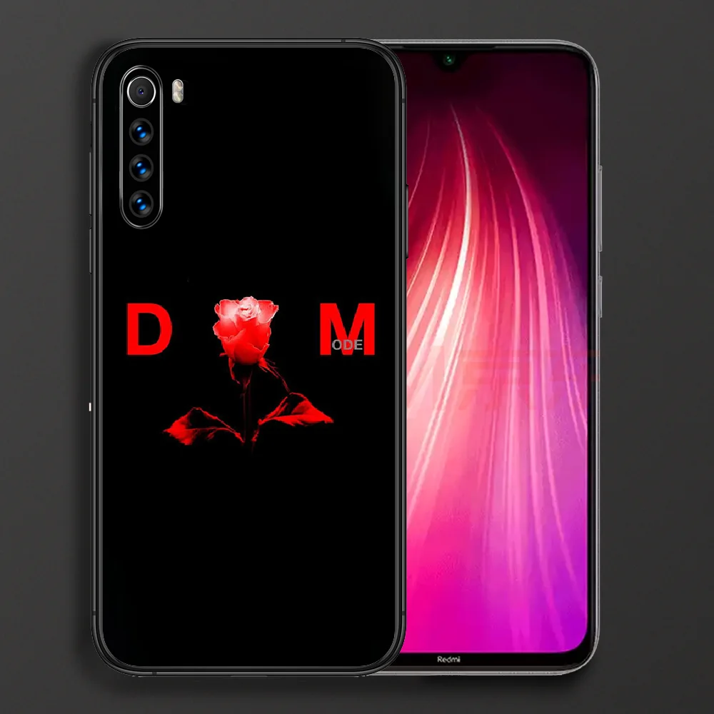 

Depeches band Mode Phone case For Xiaomi Redmi Note 7 8 8T 9 9S 4X 7 7A 9A K30 Pro Ultra black cell cover trend back tpu bumper