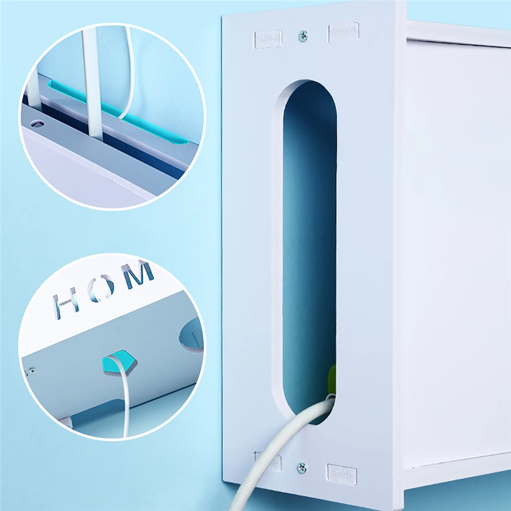 WIFI Router Wall Mounted Organizer Shelf Cable Power Plus Wire TV Set-Top Box Storage Rack for Home Office Supplies | Дом и сад