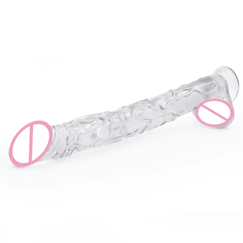 Super Long Penis Crystal Realistic Dildos for Women Masturbation No Vibrators Sucker Dildo Pussy Anal Lesbian Audlt Sex Toys | Красота и