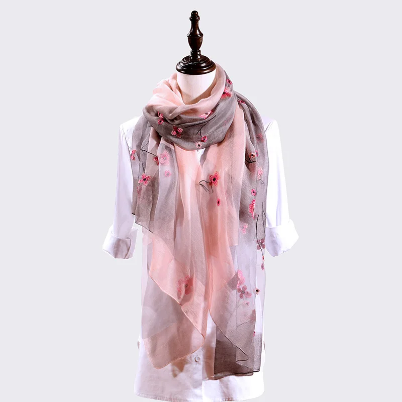 

★female han edition joker super long shawl wool scarf in the spring and autumn winter amphibious birthday gift boxes