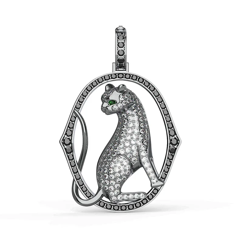 кулон бижутерия цепочка на шею женская Подвеска в виде кошки ожерелье животного