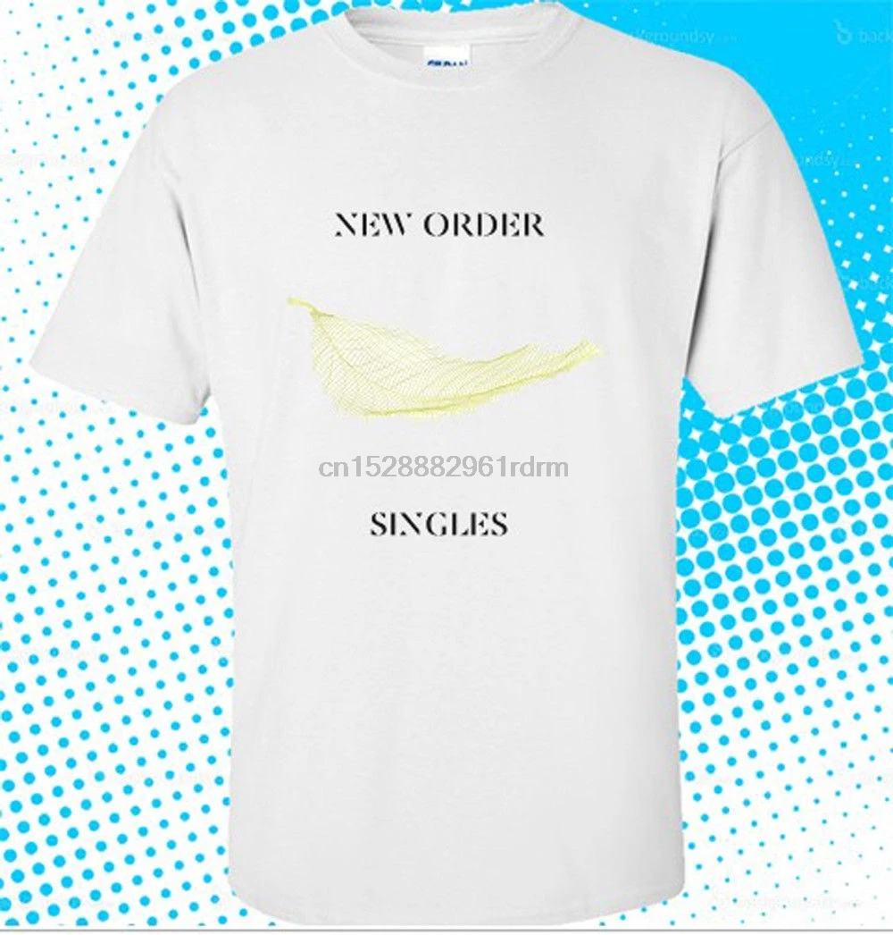 Новый заказ синглов Обложка альбома рок группа мужская белая футболка Размеры s