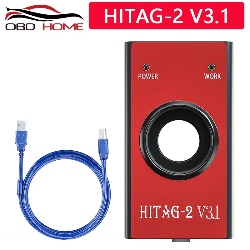 HITAG 2 V3.1 OBD2 Car Diagnostic tool Key Programmer HiTag 2 Transponder Universal Immo/Remote/read PIN/VIN For BMW/AUDI/VW/OPEL