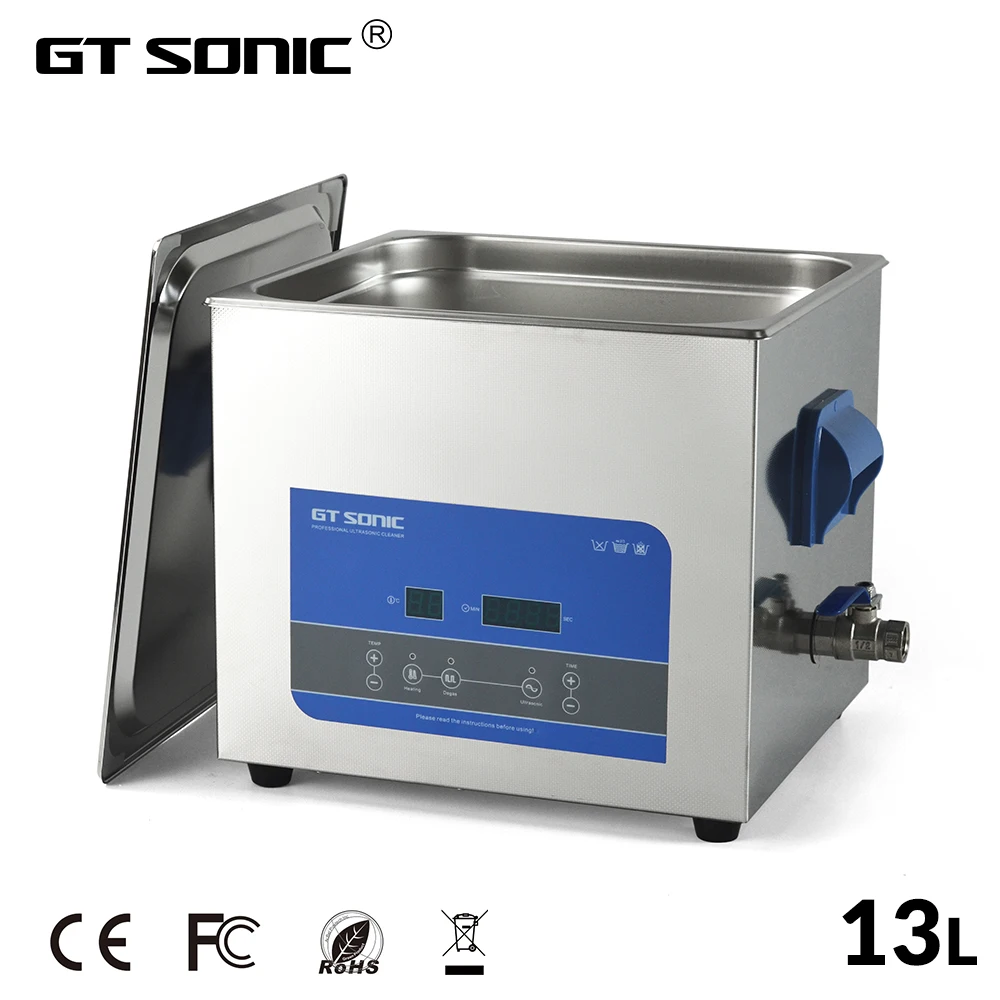 

Цифровой ультразвуковой очиститель GT SONIC-R13, 13 л, 300 Вт, посудомоечная машина, Портативная стиральная машина, ультразвуковая бытовая техника