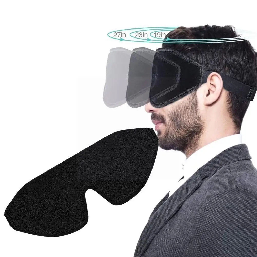 

Легкие накладки на глаза для мужчин и женщин, мягкие переносные 3d затемняющие глаза для сна, удобные повязки на глаза для путешествий, C4g7