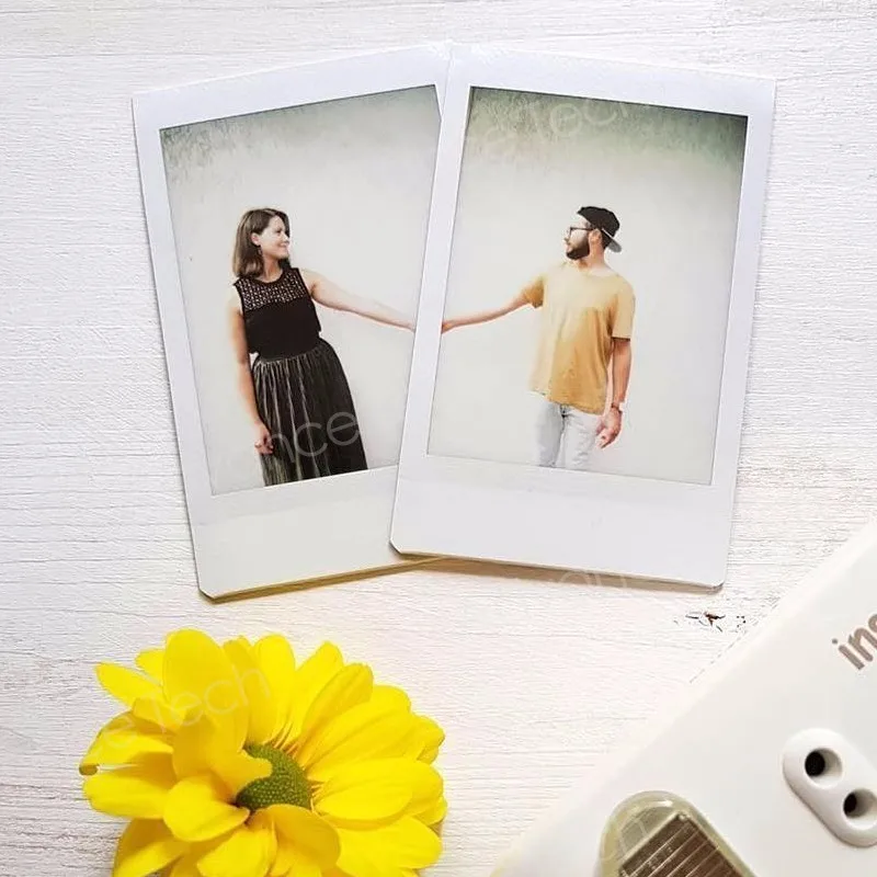 20 Простыни детские из натуральной Fuji Fujifilm Instax Mini 8 Плёнки монохромный моно белый.