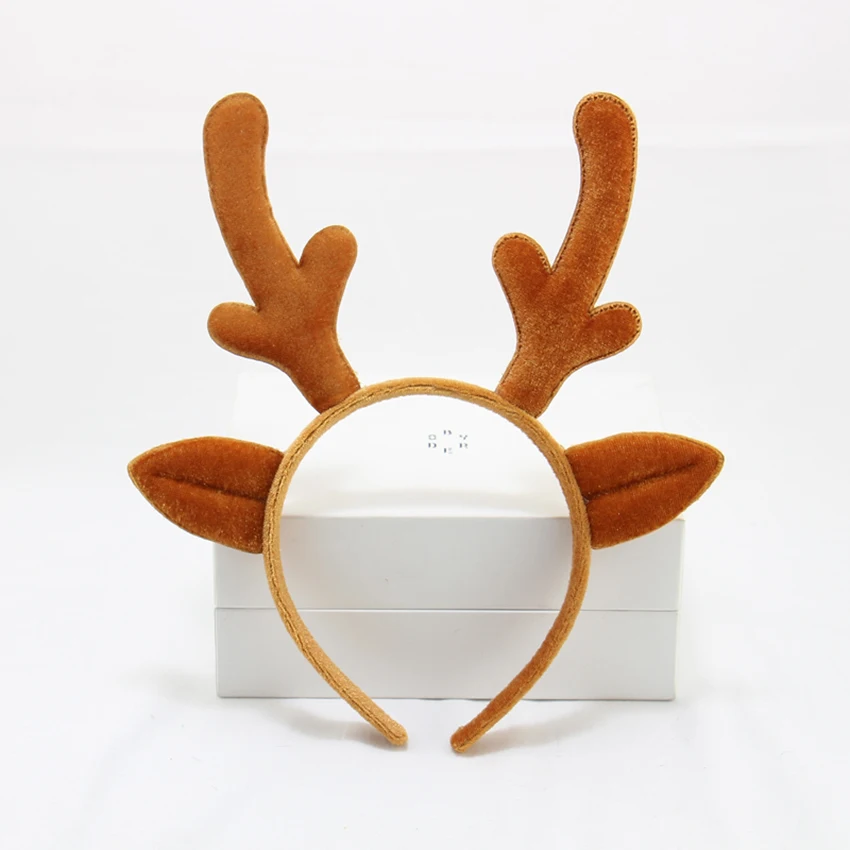 Повязка на голову с оленями для девочек милая лента волос Хэллоуин