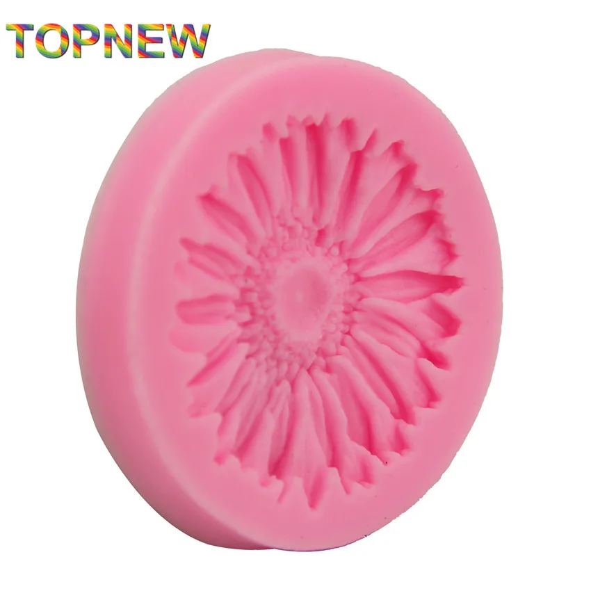 НОВАЯ пищевая форма в форме подсолнуха шоколадная помадка Конфеты Jello 3D