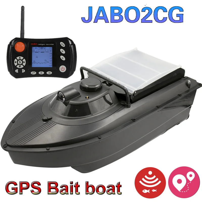 2CG 20A Black Модернизированная JABO 2CG 36A 20A 10A gps Sonar Авто возвратная лодка для доставки прикорма и оснастки 2,4 г gps Sonar рыболокатор приманка лодка(8 гнезд - Цвет: 2CG 20A Black