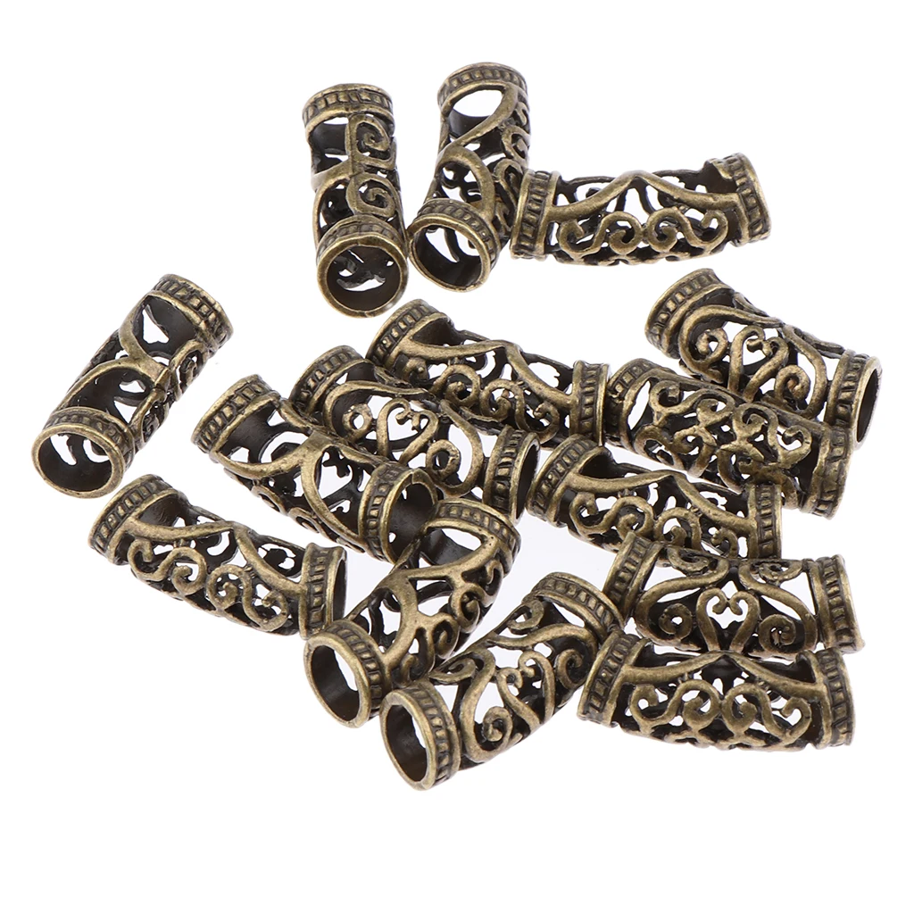 

Dreadlocks Beads Aluminum Dread Locks Metal Cuffs Hair Accessories