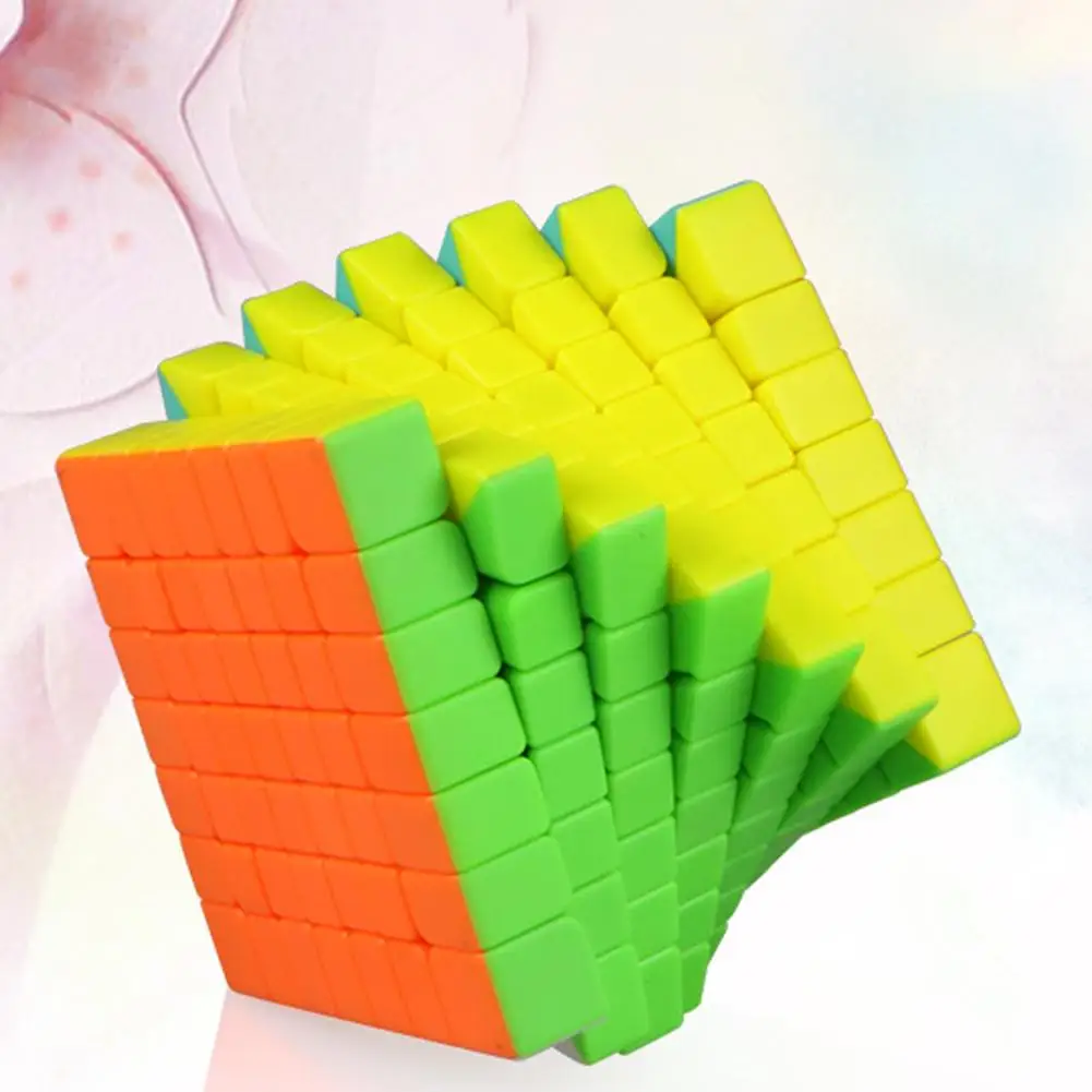

Детская Qiyi магический куб 7*7*7 Многоцветный магический куб пазл игрушки