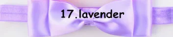 17 Factory direct children's hair band Princess double red bow hair rope baby headband full moon - Color: 17