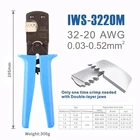 IWISS alicate de IWS-3220 310 БЮ Dupont Terminal Kit Micro clavijas conectores crimpadora herramientas набор para d-sub, trajes d
