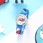 Часы наручные ДетскиеДетские с мультяшным рисунком, кварцевые аналоговые водонепроницаемые с полимерным ремешком, подарок для мальчиков и женщин