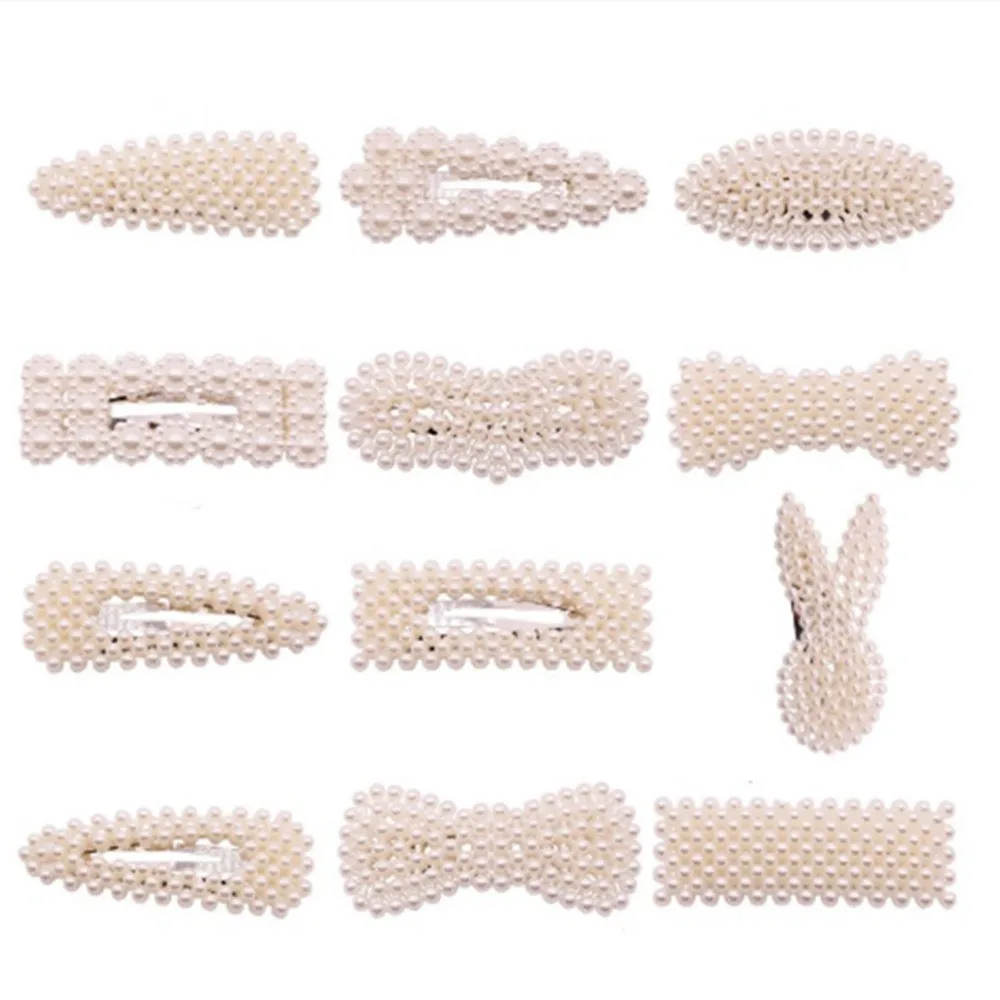 1 шт. хит продаж корейский шик имитация жемчуга заколка для волос элегантные ВВ