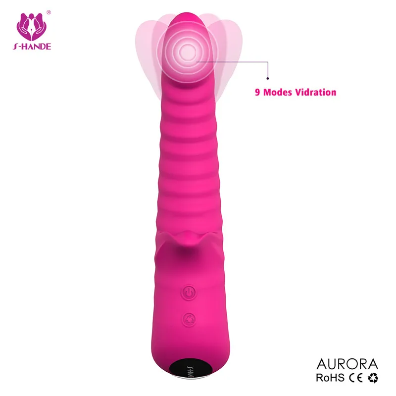 2019 новый мощный вибратор 360 градусов вращения клитора G-Spot AV Волшебная палочка
