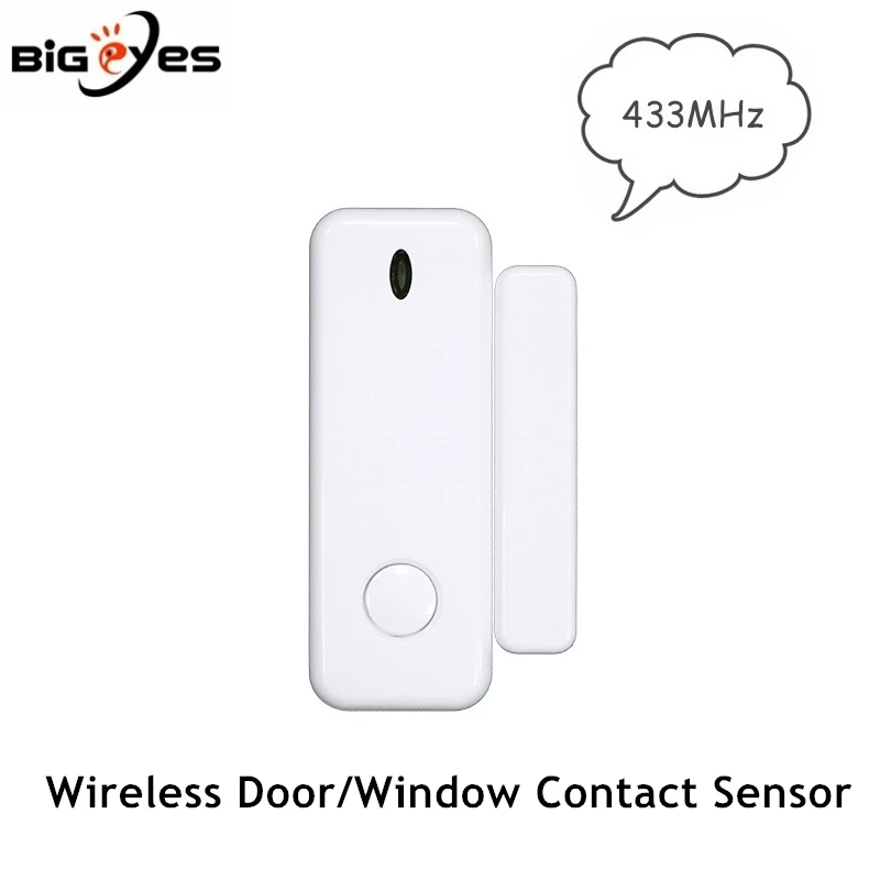433 МГц беспроводной датчик зазора двери окна контактный с 1 год в режиме ожидания