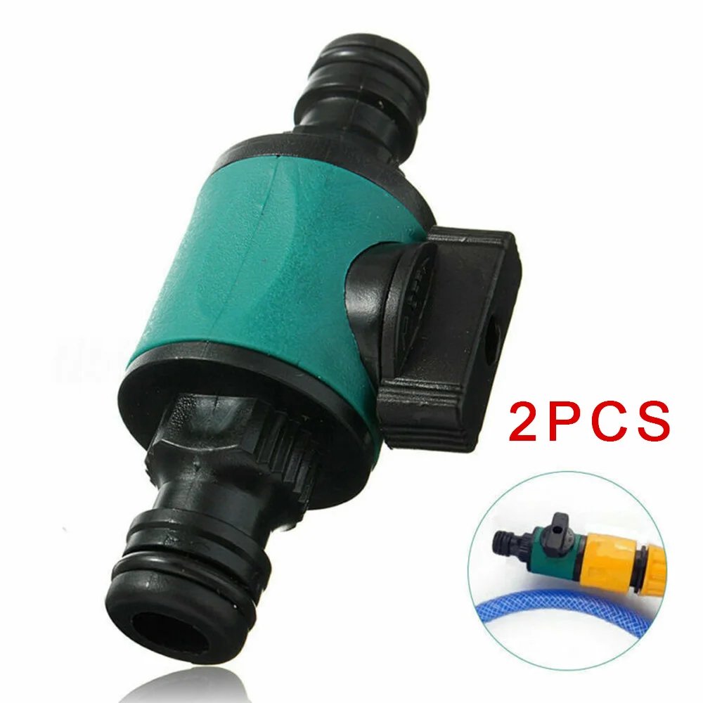

Garden Shut Off Valves Pipe In line Tap Fitting Connector Quick 2-Way Equipment