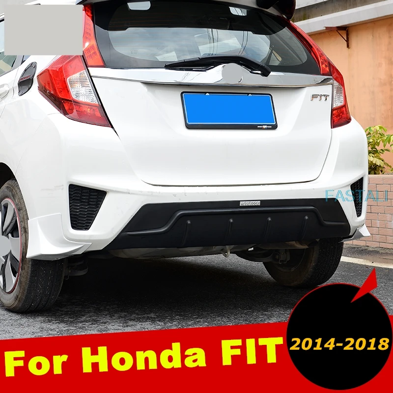 Для Honda FIT JAZZ 2014-19 задний спойлер угол обзора передняя и задняя губы украшение