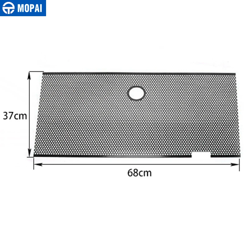 

MOPAI Steel Car Insect Nets Mesh Grille Decoration Cover With Hole Trim for Jeep Wrangler JK 2007 Up Car Accessories Styling
