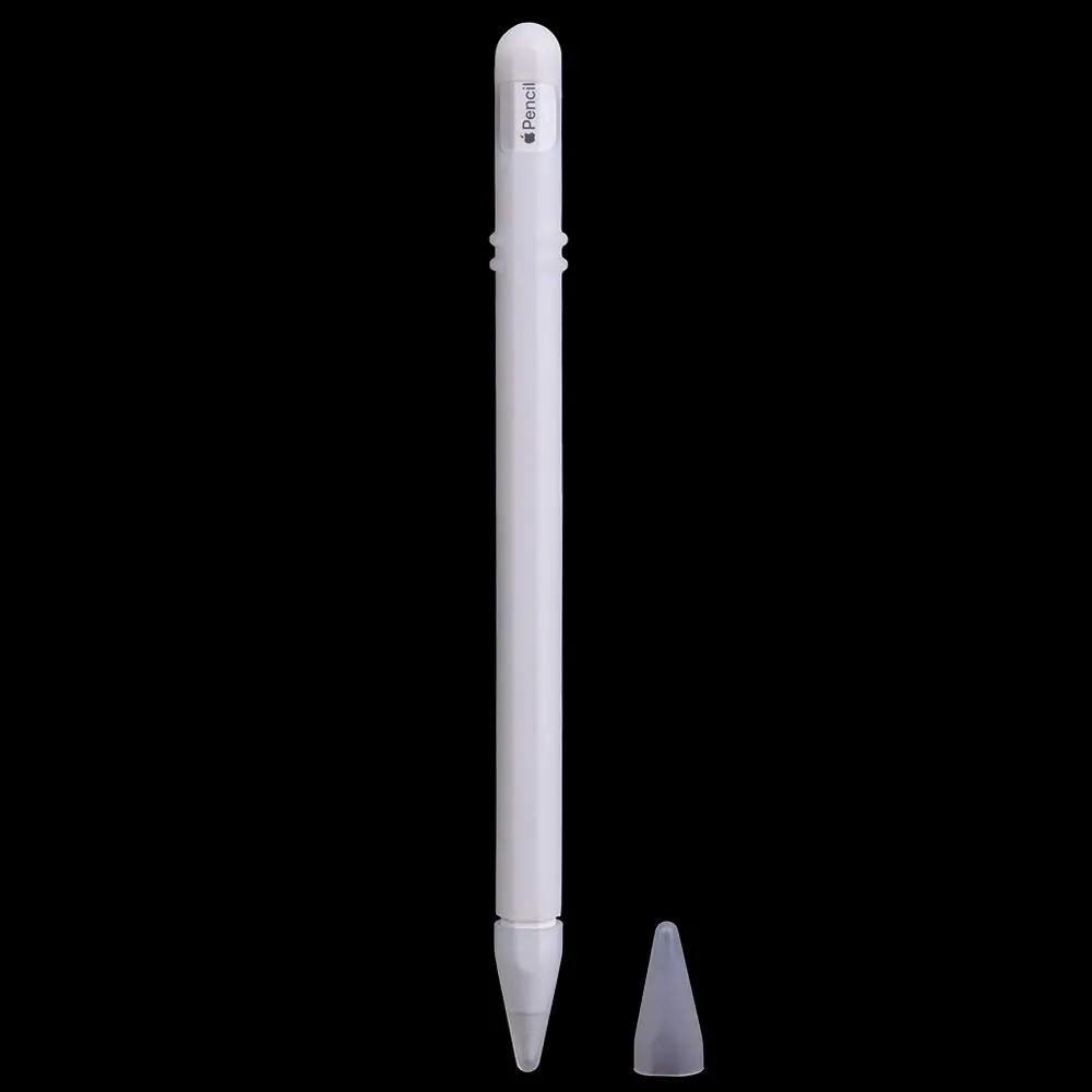 Прозрачный Силиконовый чехол для Apple Pencil 2, Чехол-держатель для iPad Pro 11, 12,9 дюймов,, Apple Pencil 2-го поколения, чехол для стилуса - Цвета: Прозрачный