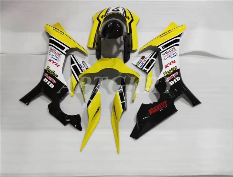 

4Gifts New ABS Injection molding Full Fairings Kit Fit for YAMAHA YZF-R1 2015 2016 2017 15 16 17 Custom Fairing Yellow Black