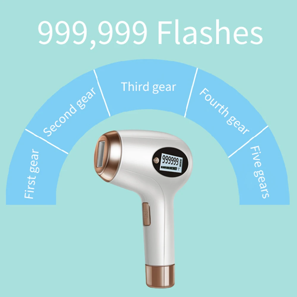 

IPL Photon Depilator Women's Permanent Hair Removal Whitening And Rejuvenating Household Beauty Equipment Epilator Bikini Body