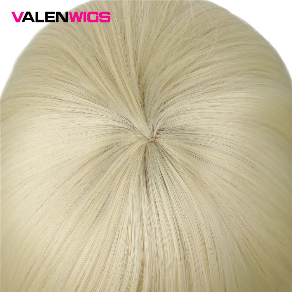 Парик Valenwigs с короткими синтетическими волосами парики светлый цвет прямые