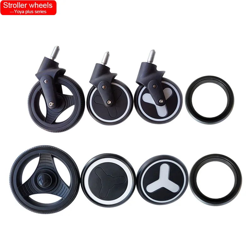 Аксессуары для колесных шин коляски Yoya Plus оригинальные передние и задние колеса