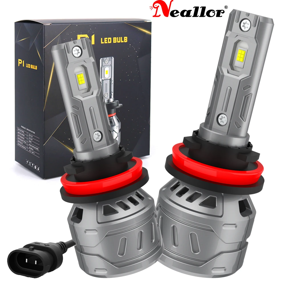 

2 шт., Автомобильные светодиодные лампы H9 H4 H7 H8 H11 HB3 9005 HB4 9006 Hir2 9012 80 Вт лм