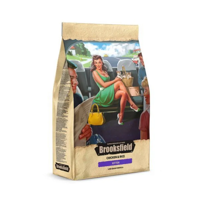 BROOKSFIELD Kitten Сухой корм для котят 400г Курица/рис|Кошачий сухой корм| |