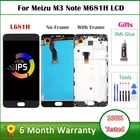 Высококачественный сенсорный ЖК-экран с рамкой для Meizu M3 Note M681H, протестированный дисплей, дигитайзер, панель в сборе, запасные части